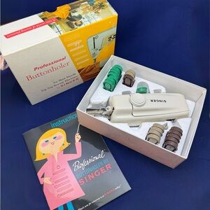 Vintage Singer Professional Buttonholer for Slant Needle Zig-Zag Machines - Comp